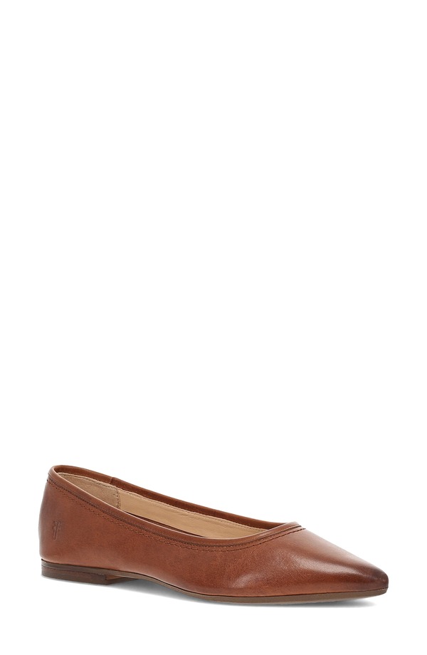 フライ レディース シューズ パンプス Frye Heather Pointed Toe Flat Cinnamon ヘザー｜ReVida 店