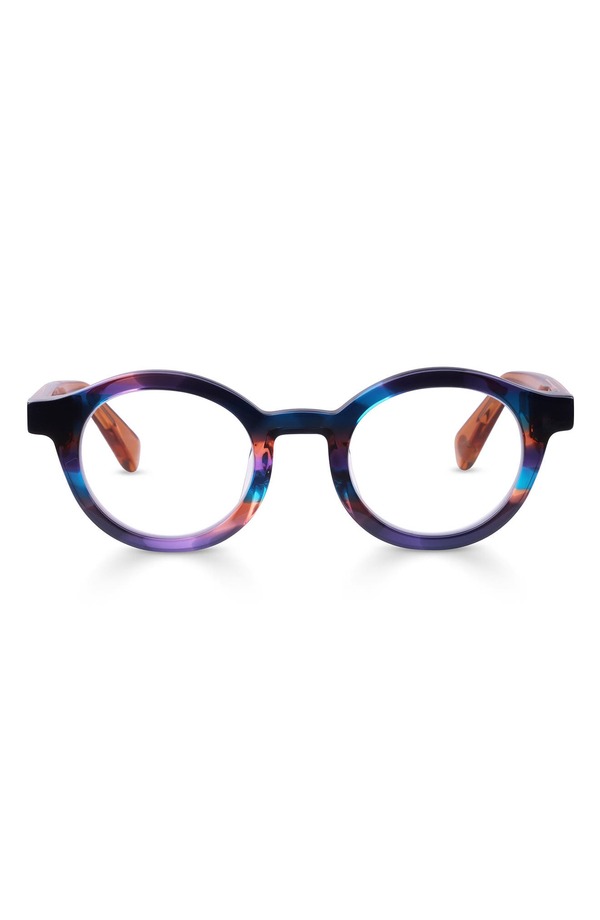 アイブブス レディース アクセサリー サングラス・アイウェア eyebobs TV Party 41mm Round Blue Light Blockinglasses Purple / Orange Multi オレンジ