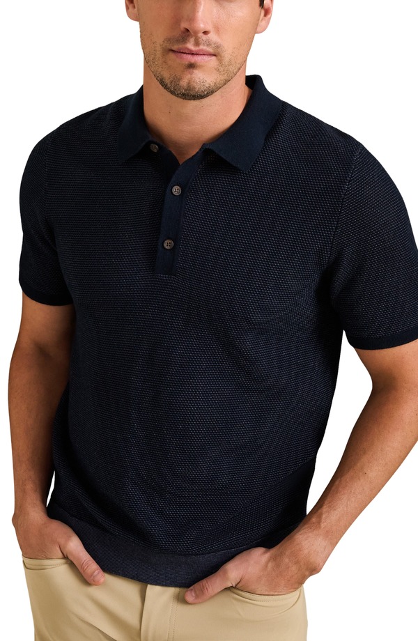 ローヌ メンズ トップス ポロシャツ ニット Rhone Mercer Knit Polo True Navy ネイビー 27,170円