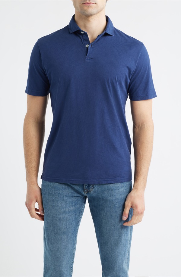 ピーター・ミラー メンズ トップス ポロシャツ コットン Peter Millar Crown Crafted Journeyman Pima Cotton Polo Pacific