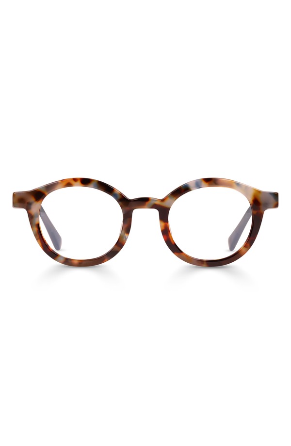 アイブブス レディース アクセサリー サングラス・アイウェア eyebobs TV Party 44mm Blue Light Blocking Round Readinglasses Iceberg Blue / Brown Tortoise ブルー
