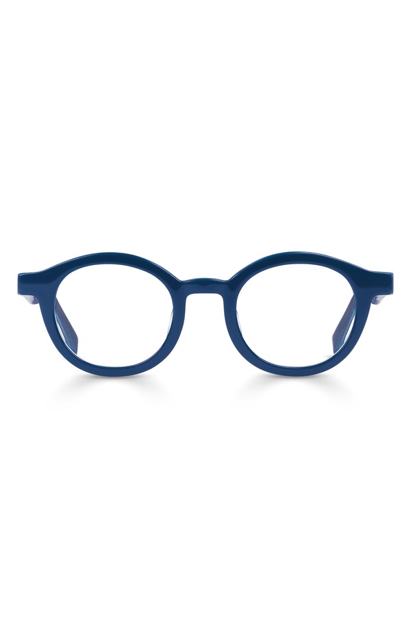 アイブブス レディース アクセサリー サングラス・アイウェア eyebobs TV Party 44mm Blue Light Blocking Round Readinglasses Navy Blue ネイビー