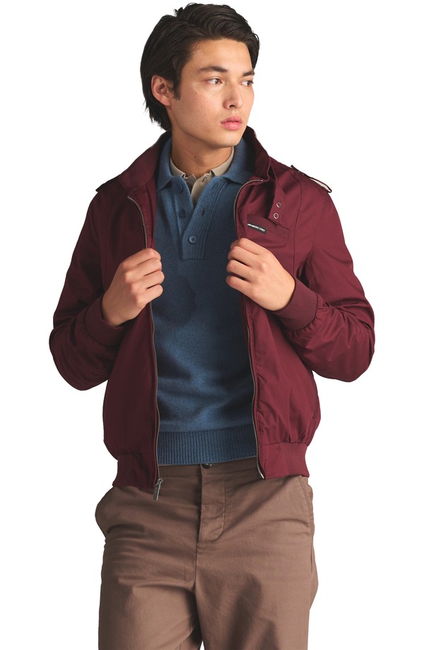メンバーズオンリー メンズ アウター ジャケット・ブルゾン キルティング Members Only Men's Heavy Iconic Racer Quilted Lining Jacket Burgundy バーガンディ