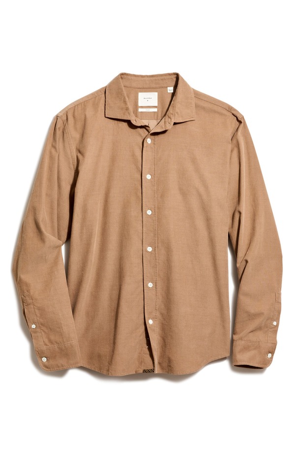 ビリーレイド メンズ トップス シャツ コーデュロイ Billy Reid Cedar Corduroy Button-Up Shirt Light Brown ブラウン