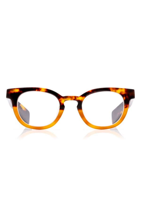アイブブス レディース アクセサリー サングラス・アイウェア eyebobs Total Wit 45mm Round Blue Light Blockinglasses Tortoise To Amber Fade アンバー
