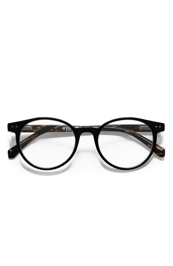 アイブブス レディース アクセサリー サングラス・アイウェア eyebobs Case Closed 50mm Round Sun Readers Black & Horn ブラック
