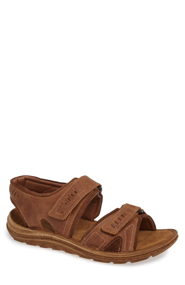 ジョセフセイベル メンズ シューズ サンダル Josef Seibel Raul Strap Sandal Beige Leather ベージュ 靴-メンズ靴-スリッポン