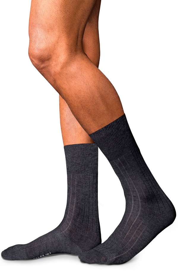 ファルケ メンズ アンダー御召しもの ソックス Falke No. 2 Cashmere Blendressocks Anthracite - 3080
