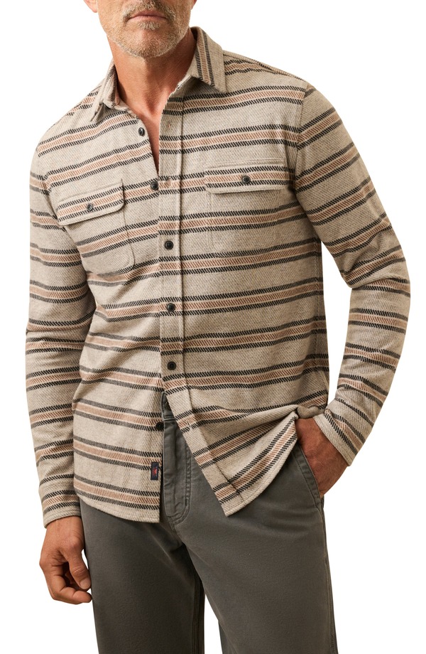 ファレティ メンズ トップス シャツ Faherty Legend Button-Up Shirt Rock Coastripe ストライプ