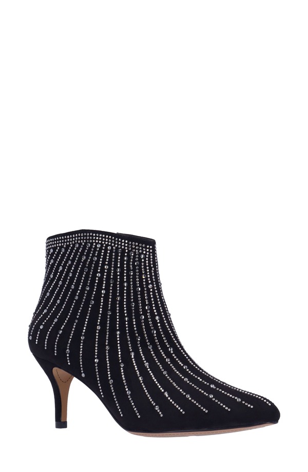 ジェイレニー レディース シューズ ブーツ・レインブーツ J. Rene Alannis Pointed Toe Bootie Black 黒いこと