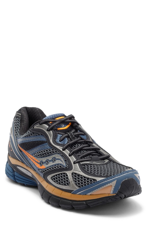 サッカニー レディース シューズ スニーカー Saucony Gender Inclusive ProGrid Guide 7 Sneaker Key Largo/ Black ブラック