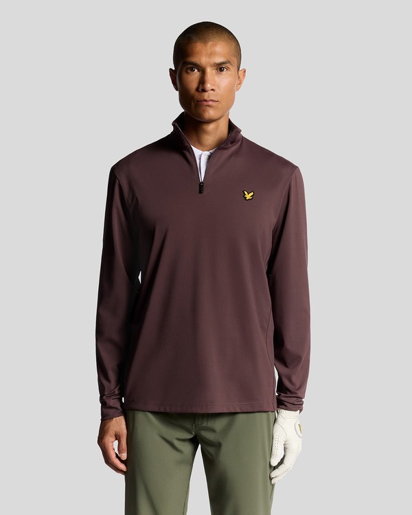 ライルアンドスコット メンズ アウター パーカー・スウェット Lyle \u0026 Scott Golf Course Midlayer Berry