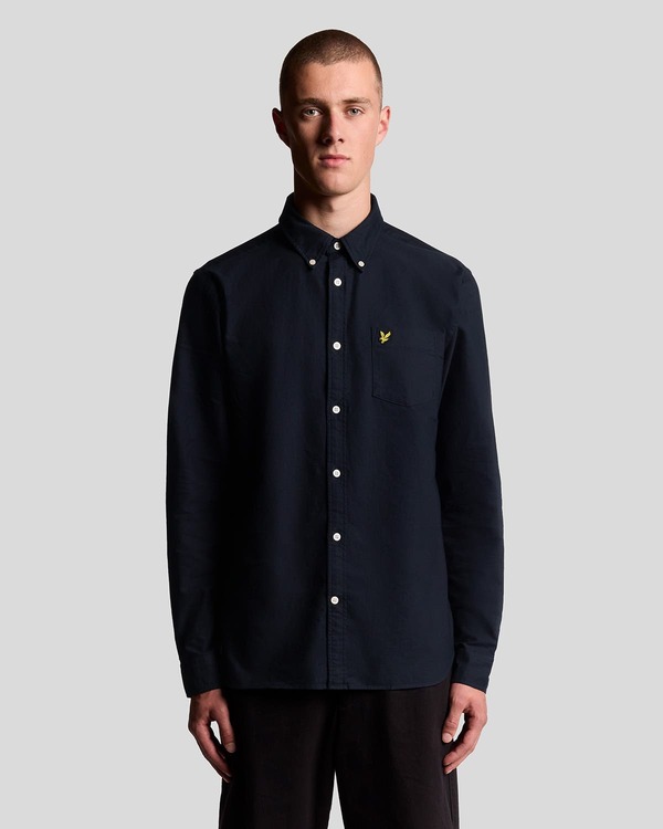 ライルアンドスコット メンズ トップス シャツ オックスフォード Lyle & Scott Plain Oxford Shirt Dark Navy ネイビー 26,520円