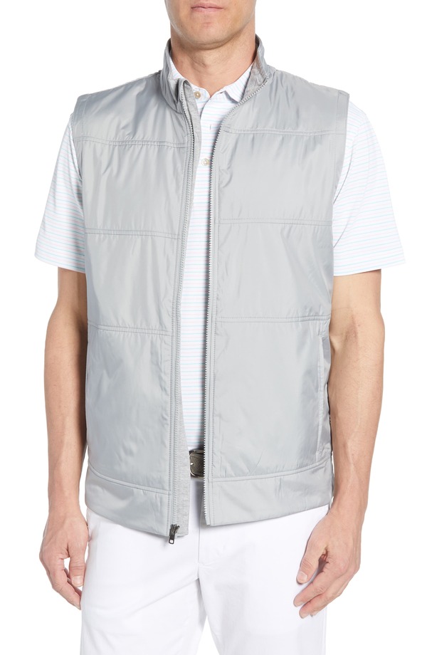 カッターアンドバック メンズ アウター ジャケット・ブルゾン キルティング ベスト Cutter & Buck Stealthybrid Quilted Full Zip Vest Polished｜ReVida 店