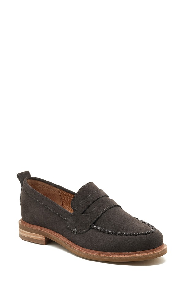 ケルシーダッガー レディース シューズ スリッポン・ローファー Kelsi Dagger Brooklyn Lens Penny Loafer Graphite 黒鉛 ローファー-レディース靴