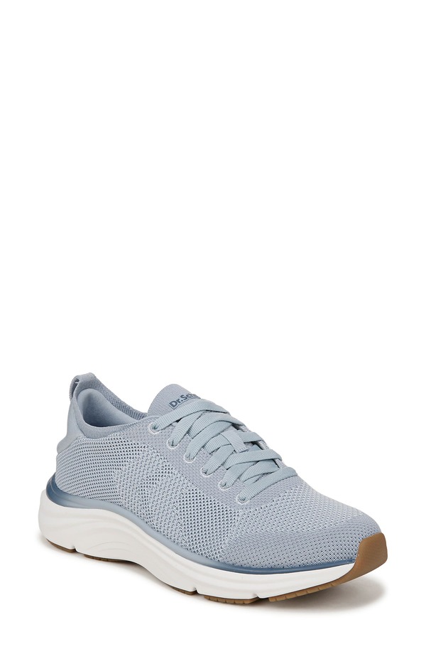 ドクター・ショール レディース シューズ スニーカー レース ニット Dr. Scholl's Feel Support Knit Lace-Up Sneaker (Women) - Wide Width Available Light Blue ブルー|ReVida 店