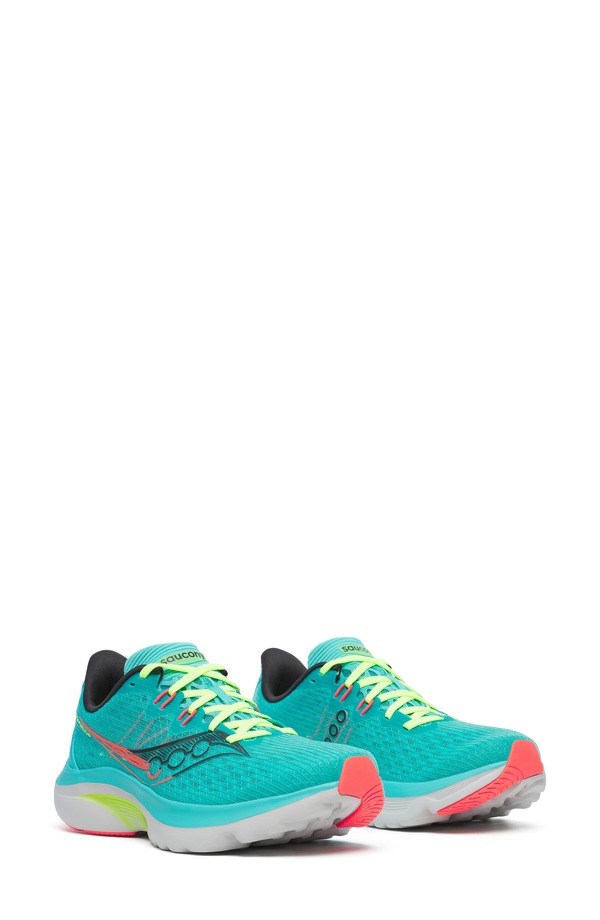 サッカニー レディース シューズ スニーカー Saucony Kinvara Running Shoe Teal/ Mutant ティール｜ReVida 店