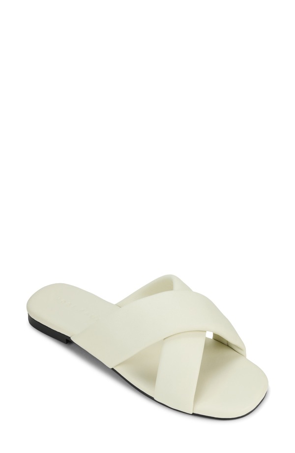 ヨシサムラ レディース シューズ サンダル Yosi Samra Delancey Slide Sandal Cream クリーム
