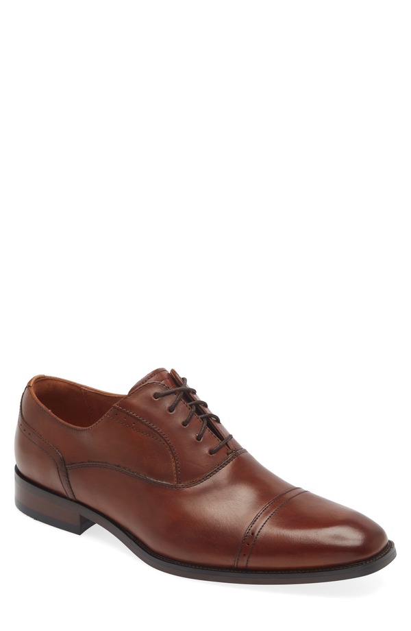 フローシャイム メンズ シューズ オックスフォード キャップ Florsheim Sorrento Cap Toe Oxford Cognac