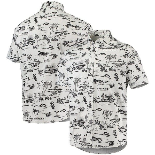レインスプーナー メンズ トップス プルオーバー Men\u0027s Reyn Spooner White Chicago White Sox Kekai Performance Button-Up Shirt Red 赤いこと メンズファッション-トップス
