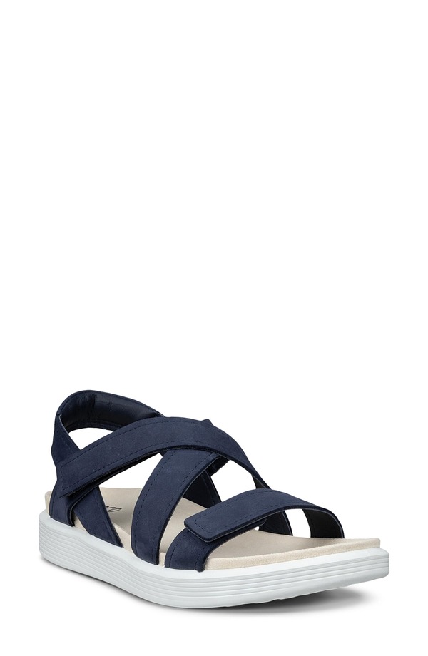 エコー レディース シューズ サンダル ECCO Soft Crosstrap Sandal Marine