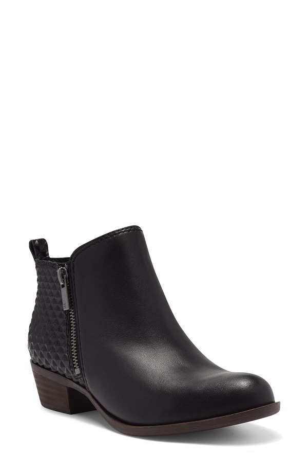 ラッキーブランド レディース シューズ ブーツ・レインブーツ Lucky Brand Basel Bootie Black/ Black 黒いこと