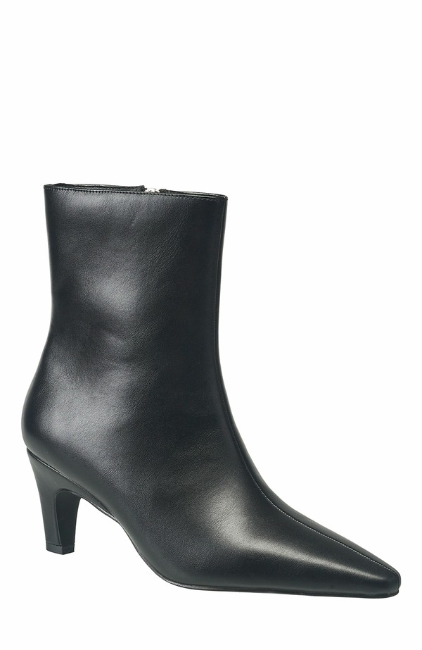 フレンチコネクション レディース シューズ ブーツ・レインブーツ 踵 French Connection Women\u0027s Alex Kitten Heel Bootie Black 黒いこと