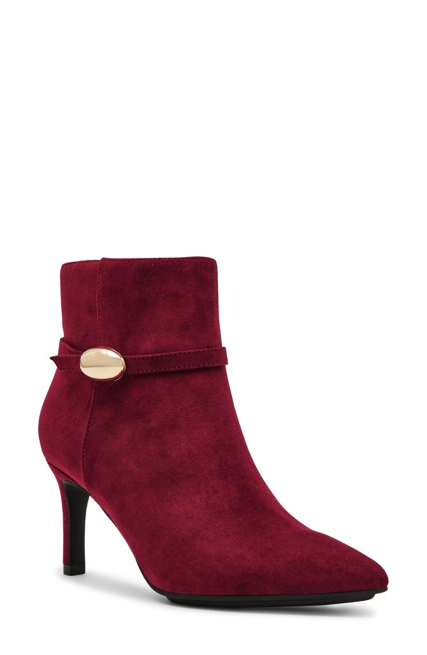 アンクライン レディース シューズ ブーツ・レインブーツ Anne Klein Margie Bootie Burgundy バーガンディ