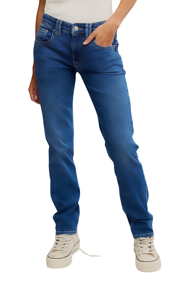 フリーピープル レディース ボトムス ジーンズズボン下 引っ切り無い ローライズ デニム Free People Oracle Low Rise Slim Straight Leg Jeanskys The Limit