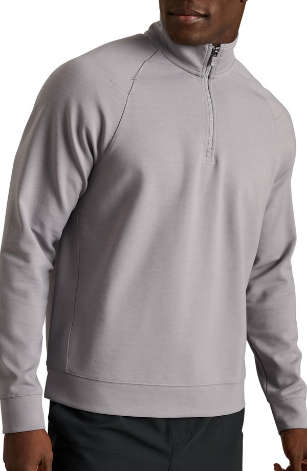 ローヌ メンズ アウター パーカー・スウェット ハーフジップ Rhone Dreamstate Quarter Zipullover Steel Gray グレー