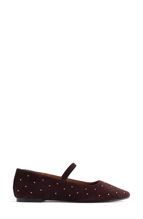 メイドウェル レディース シューズ パンプス Madewell The Greta Ballet Flat Chocolate Raisin チョコレート