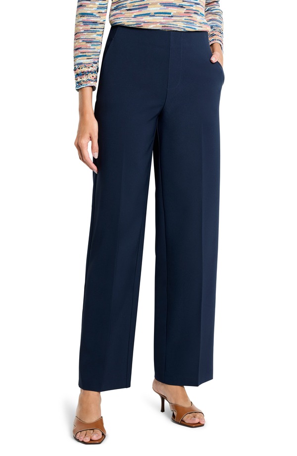 ニックプラスゾーイ レディース ボトムス レギンス ワイドレッグ パンツ NIC+ZOE Lenox Wide Leg Stretch Pants Dark Indigo インディゴ