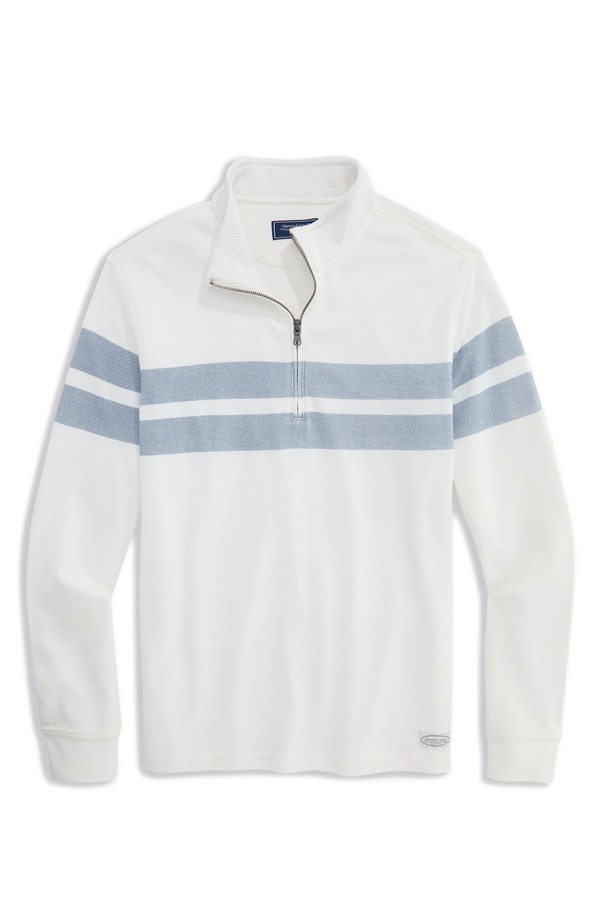 ヴァインヤードヴァインズ メンズ アウター パーカー・スウェット ハーフジップ vineyard vines Coastline Quarter Zipullover Marsh/ Moonshine