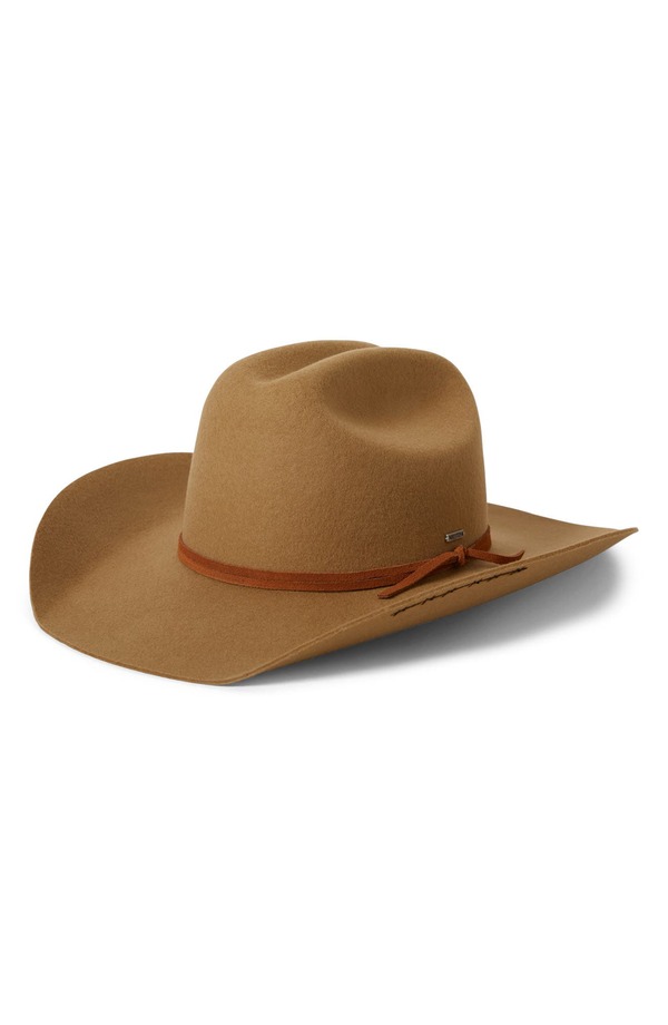 ブリクストン メンズ アクセサリー 帽子 ウール Brixton Laredo Wool Felt Cowboy Hat Antique Bronze｜ReVida 店 41,800円