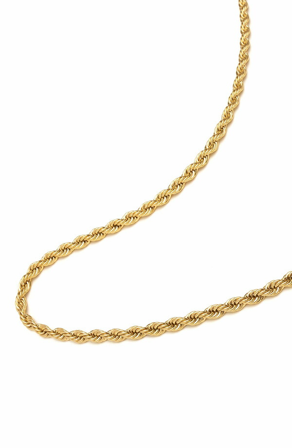 ナイアヤラ メンズ アクセサリー ネックレス・チョーカー レース Nialaya Gold Rope Chainecklace Gold ゴールド|ReVida 店