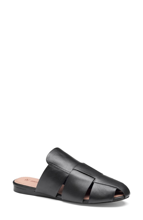 ジョンストンアンドマーフィー レディース シューズ パンプス サンダル レザー Johnston & Murphy Claire Leather Fisherman Mule Sandal Black Nappa Leather ブラック 26,520円
