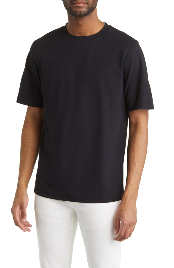 セオリー メンズ トップス Tシャツ ジャージー Theoryder Jersey T-Shirt Black - 001 ブラック