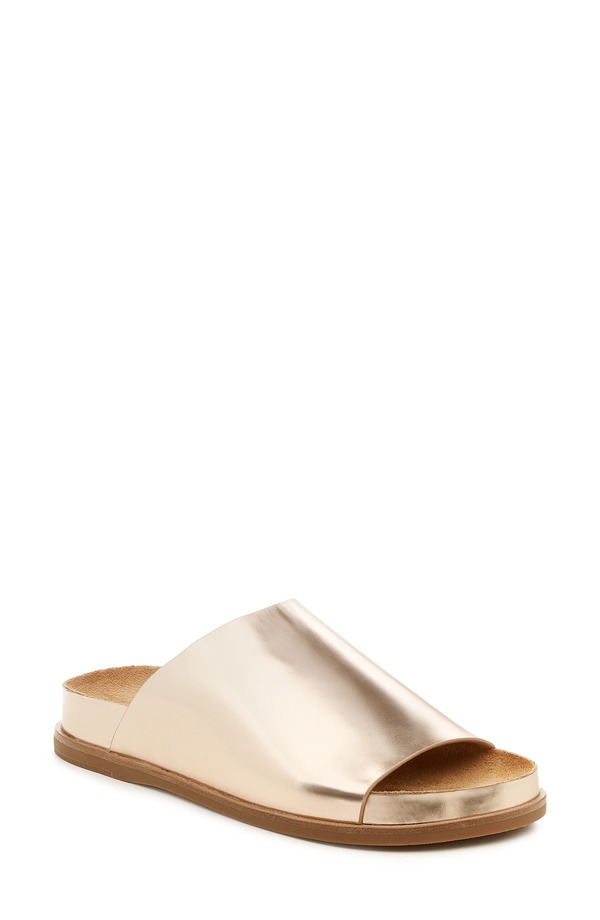 ケルシーダッガー レディース シューズ サンダル Kelsi Dagger Brooklyn Squish Slide Sandal New Gold ゴールド