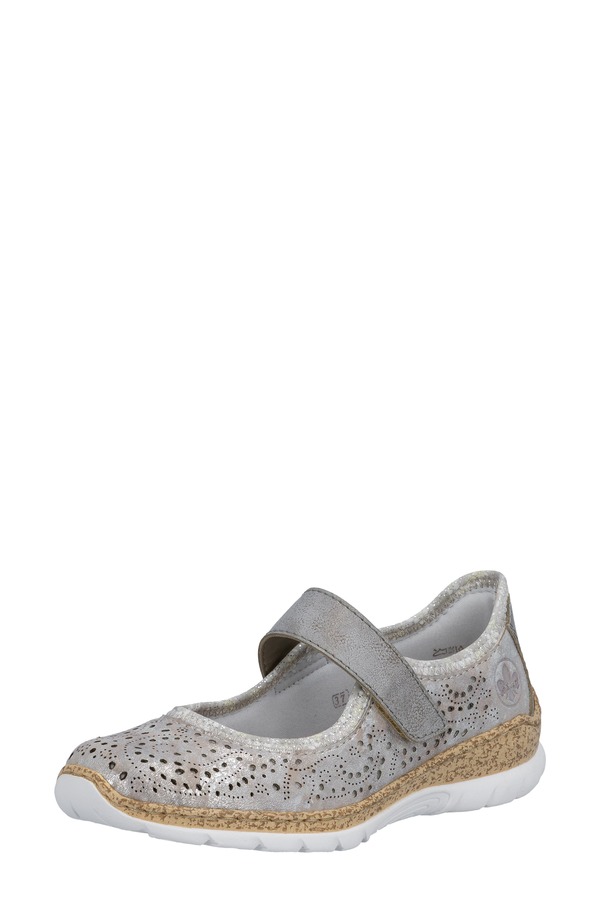 リーカー レディース シューズ スニーカー Rieker Nikita 99 Sneakerose-Metallic/Grey グレー|ReVida 店