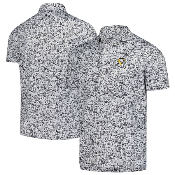 ジョニー オー メンズ トップス シャツ Men'sjohnnie-O Black/White Pittsburgh Penguinslapshot Polo Black ブラック 28,712円