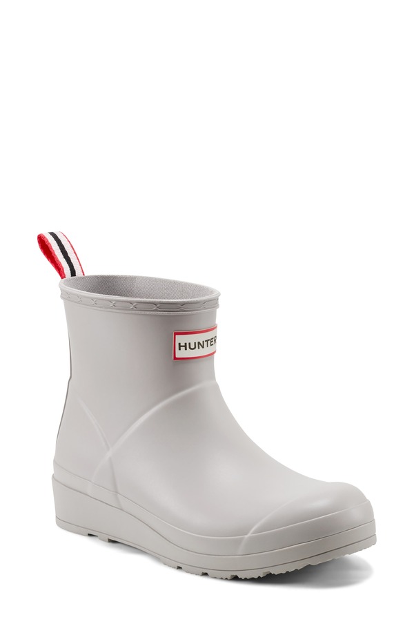 山立ち レディース シューズ ブーツ・レインブーツ Hunter Original Play Waterproof Short Rain Boot Zinc