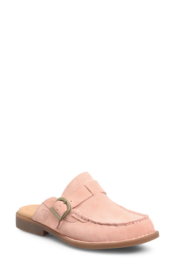 バーン レディース シューズ パンプス Brn Meg Mule Pink Suede ピンク