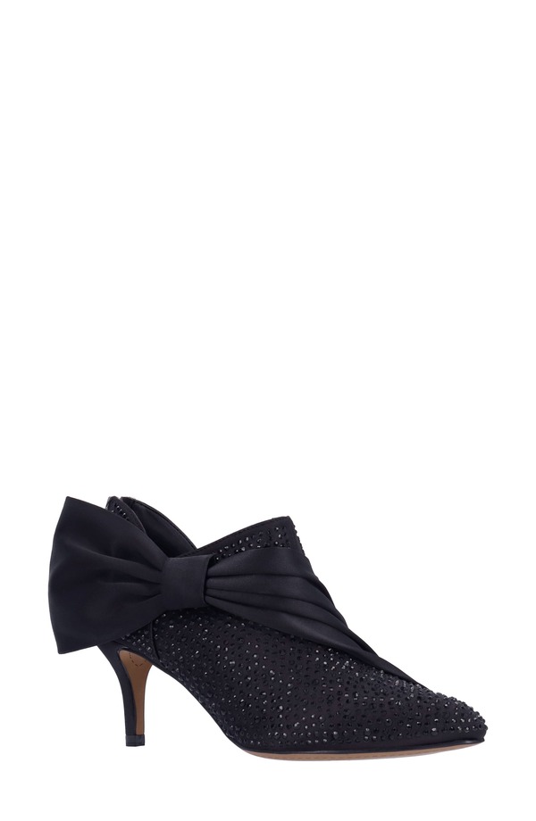 ジェイレニー レディース シューズ ブーツ・レインブーツ J. Renelettra Pointed Toe Bootie Black 黒いこと