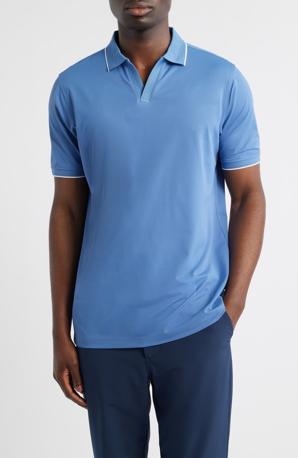 ピーター・ミラー メンズ トップス ポロシャツ メッシュ Peter Millar Crown Crafted Summertime Performance Mesh Polo Storm