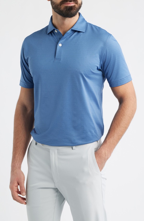 ピーター・ミラー メンズ トップス ポロシャツ エンパイア Peter Millar Crown Crafted Empire Performance Polo Storm