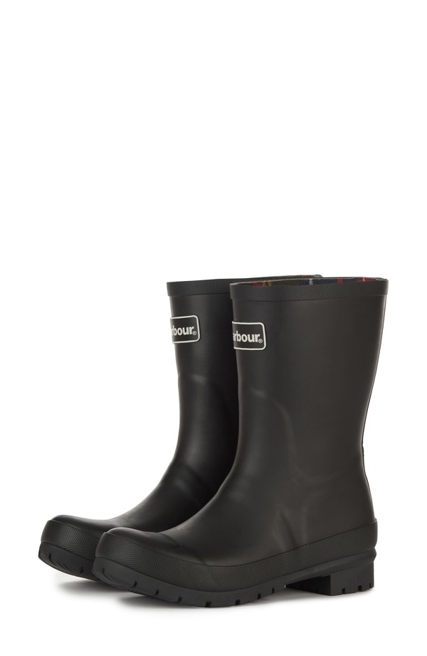 バブアー レディース シューズ ブーツ・レインブーツ Barbour Banbury Rain Boot Black ブラック｜ReVida 店
