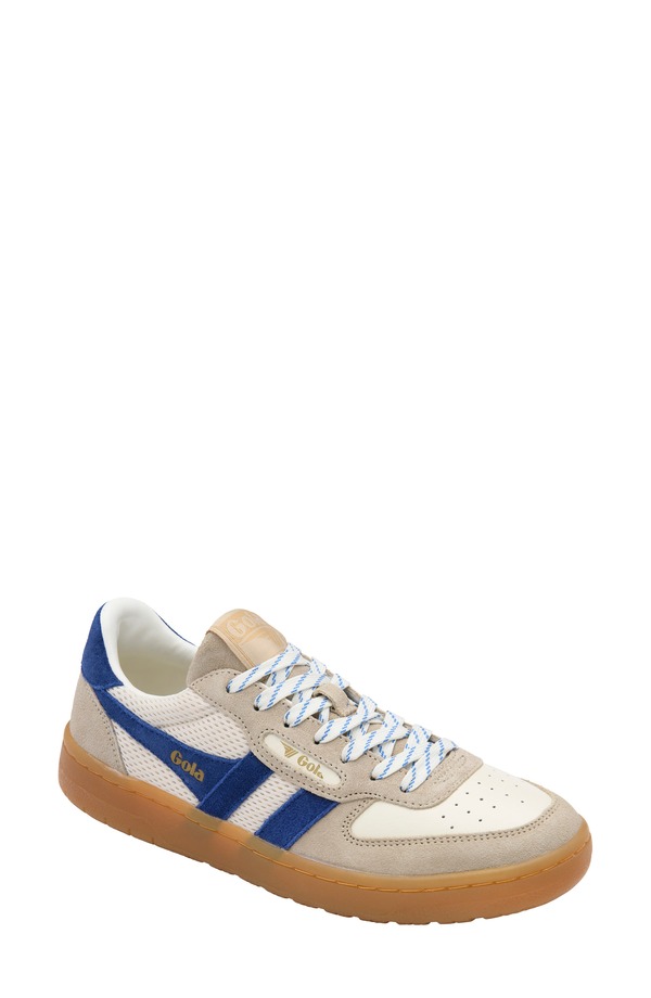 ゴラ レディース シューズ スニーカー Gola Hawk Sneaker Off White/ Bone/ Deep Blue 象牙色