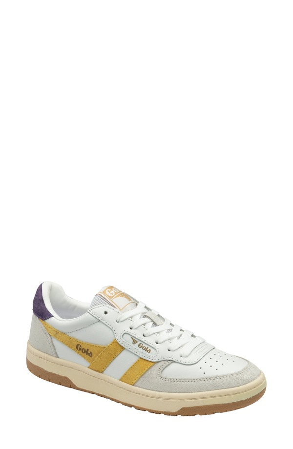 ゴラ レディース シューズ スニーカー Gola Hawk Sneaker White/ Pollen/ Plum 白いこと