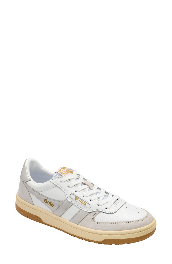 ゴラ レディース シューズ スニーカー Gola Hawk Sneaker White/Silver 白いこと