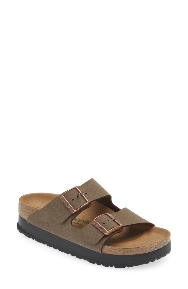 ビルケンシュトック レディース シューズ サンダル プラットホーム Papillio by Birkenstock Arizona Flex Platform Sandal Mocha モカ サンダル-靴-レディース靴